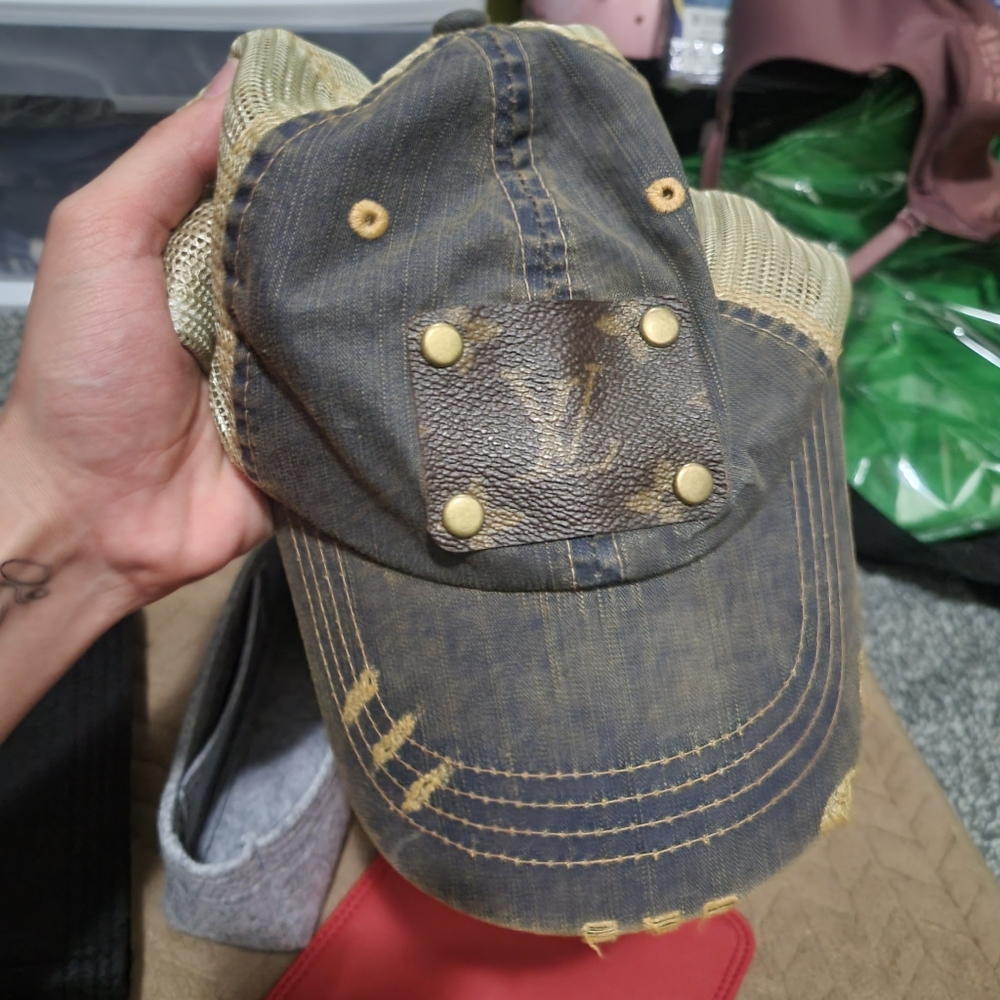 REPURPOSED DESIGNER BASEBALL CAP